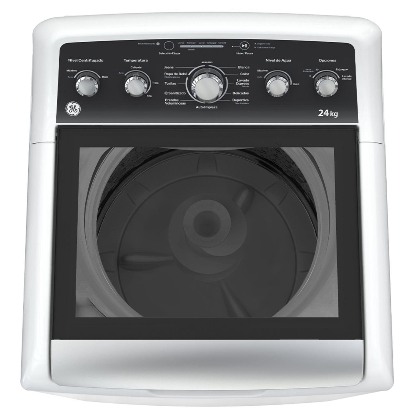 WASHER 24KG GE AQUA SAVER BL/NG