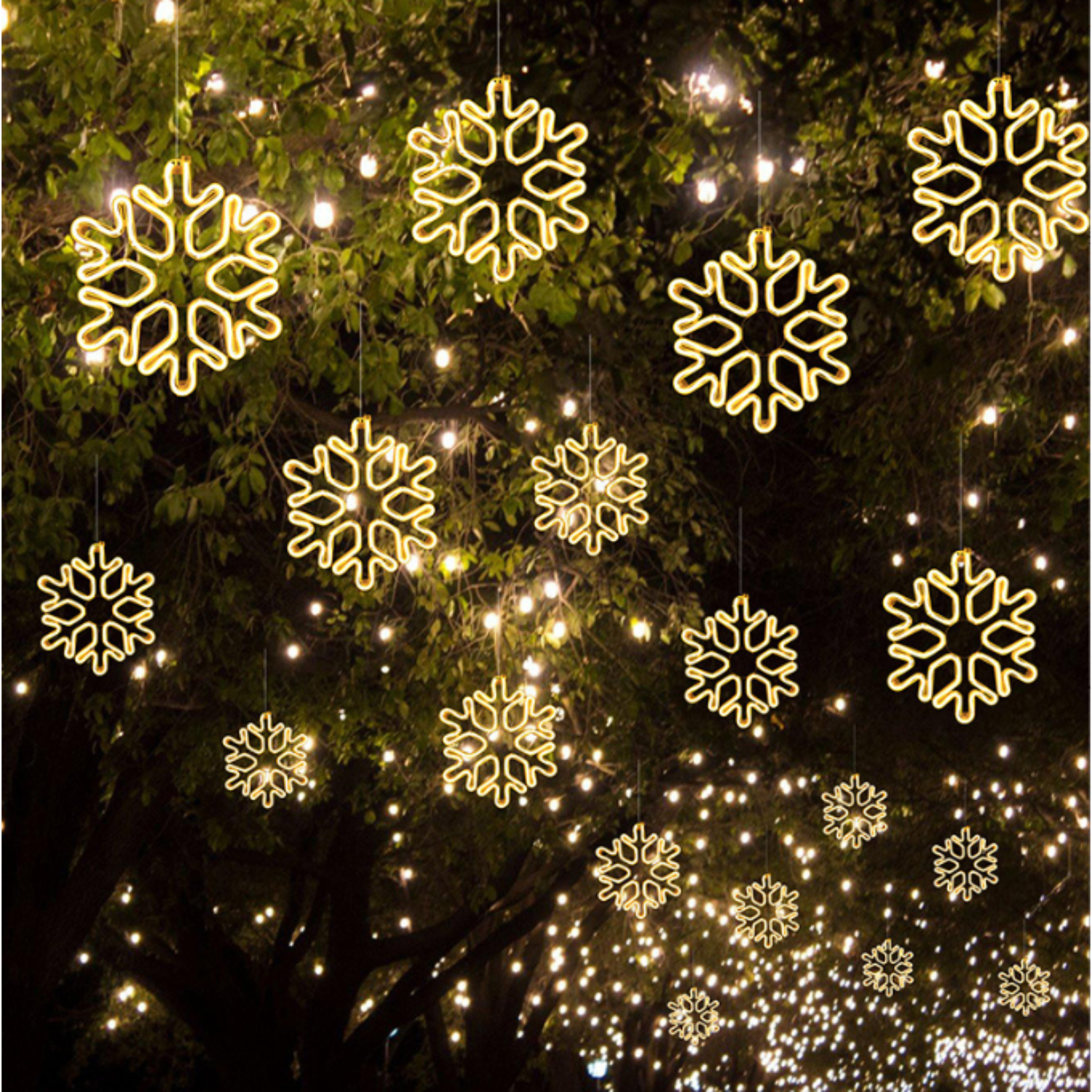 NAV. SNOWCOAT LED ORNAMENT 40CM