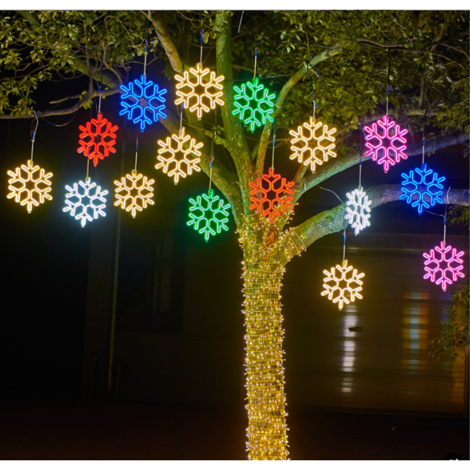 NAV. SNOWCOAT LED ORNAMENT 40CM