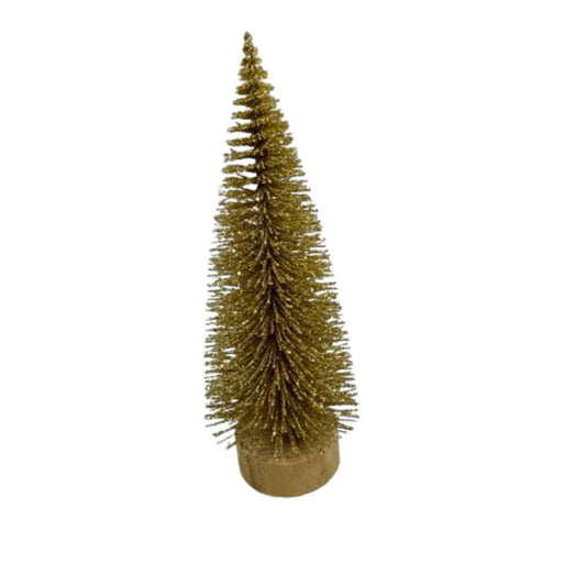 NAV. ADORNO ARBOL 20CM DORADO
