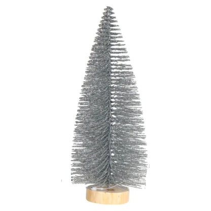 NAV. ADORNO ARBOL 20CM PLATEADO