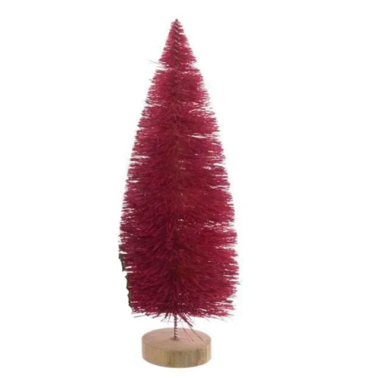 NAV. ADORNO ARBOL 35CM ROJO