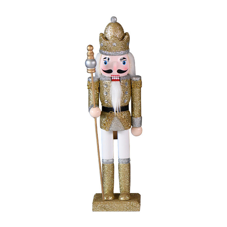 NAV. GOLDEN NUTCRACKER 30CM