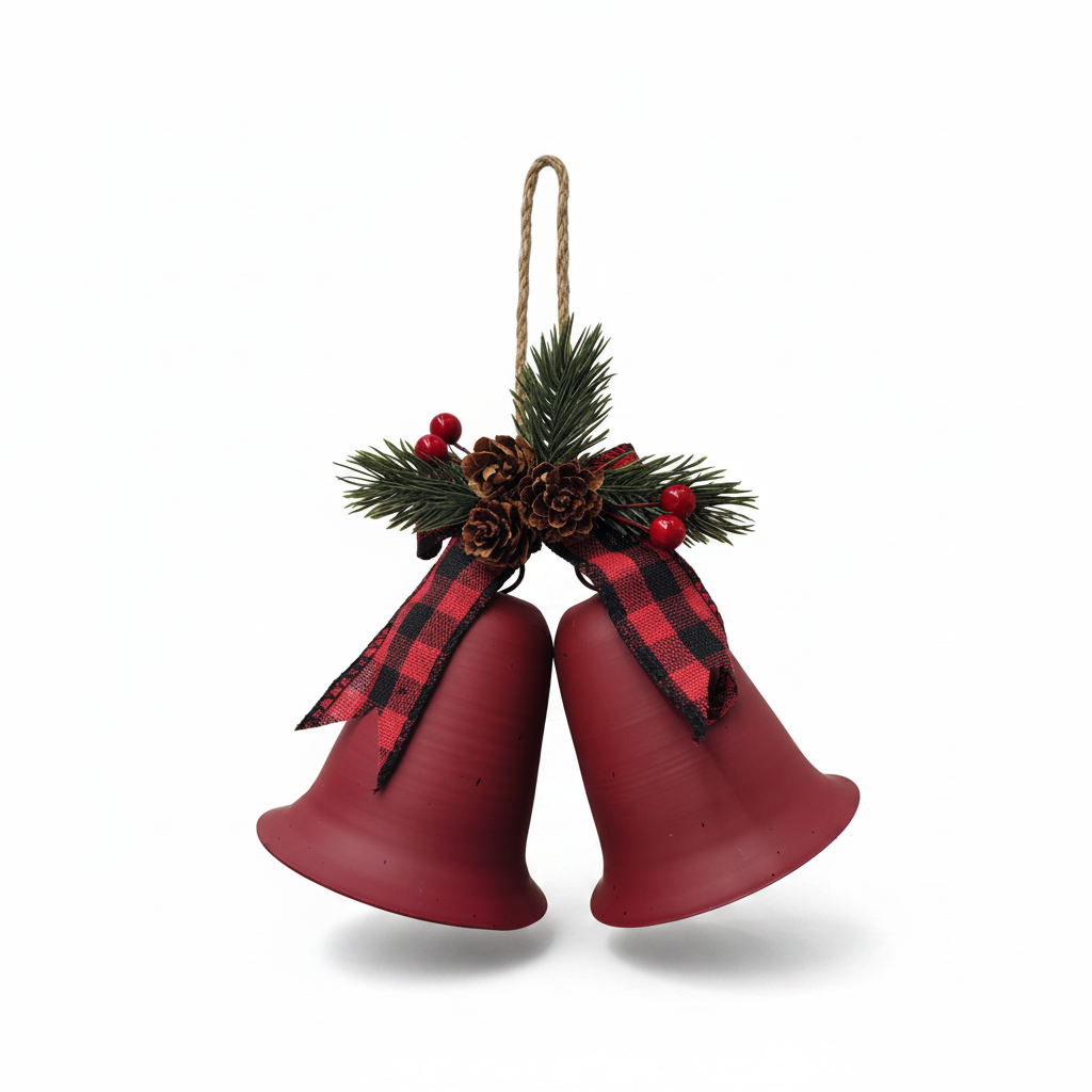 NAV. RED METAL BELLS 24CM