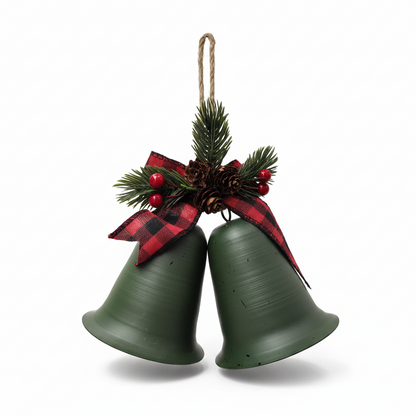 NAV. CAMPANAS METAL VERDE 24CM