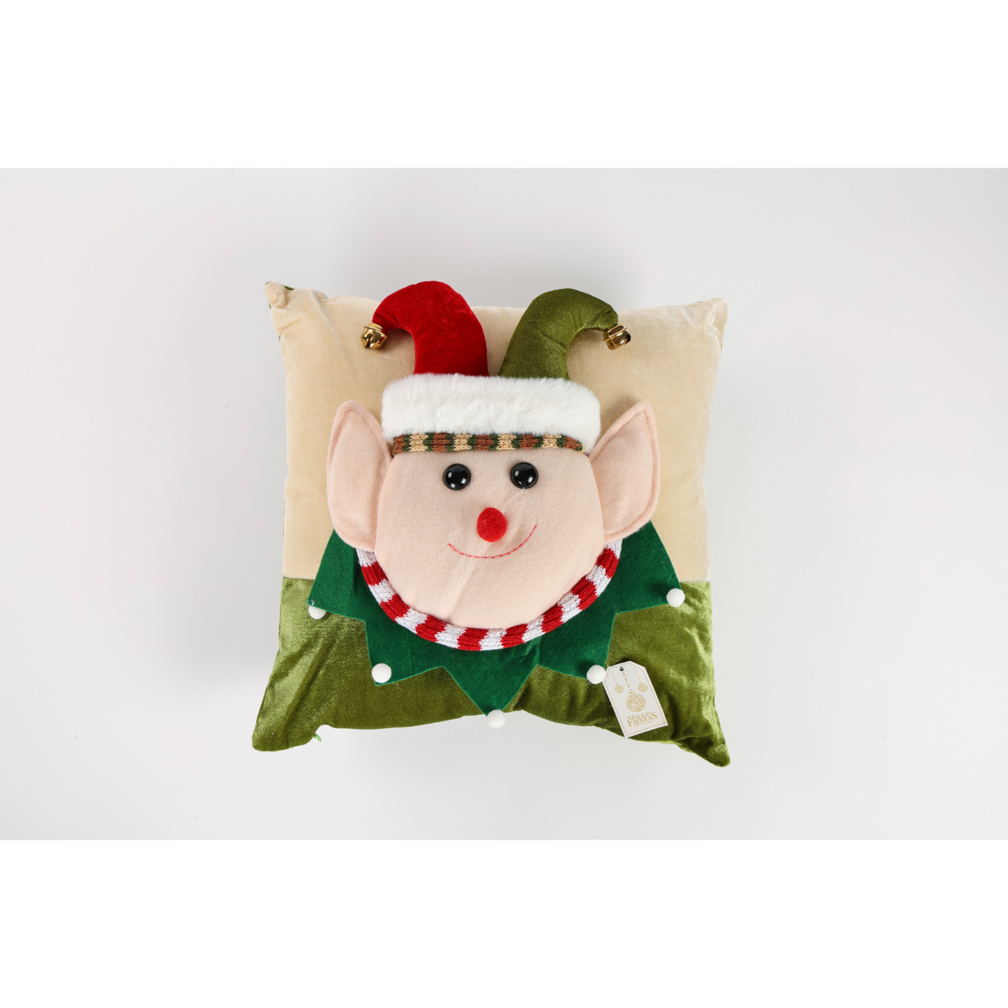 NAV. COJIN ELFO VERDE 3D 40CM
