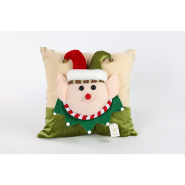 NAV. COJIN ELFO VERDE 3D 40CM