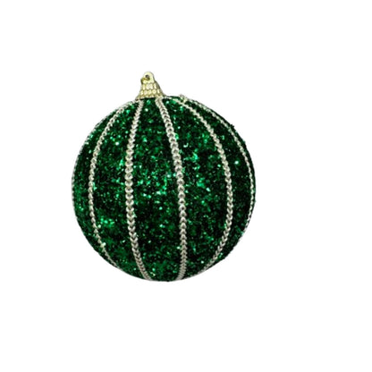 NAV.PELOTA SET2  10CM VERDE LINEAS