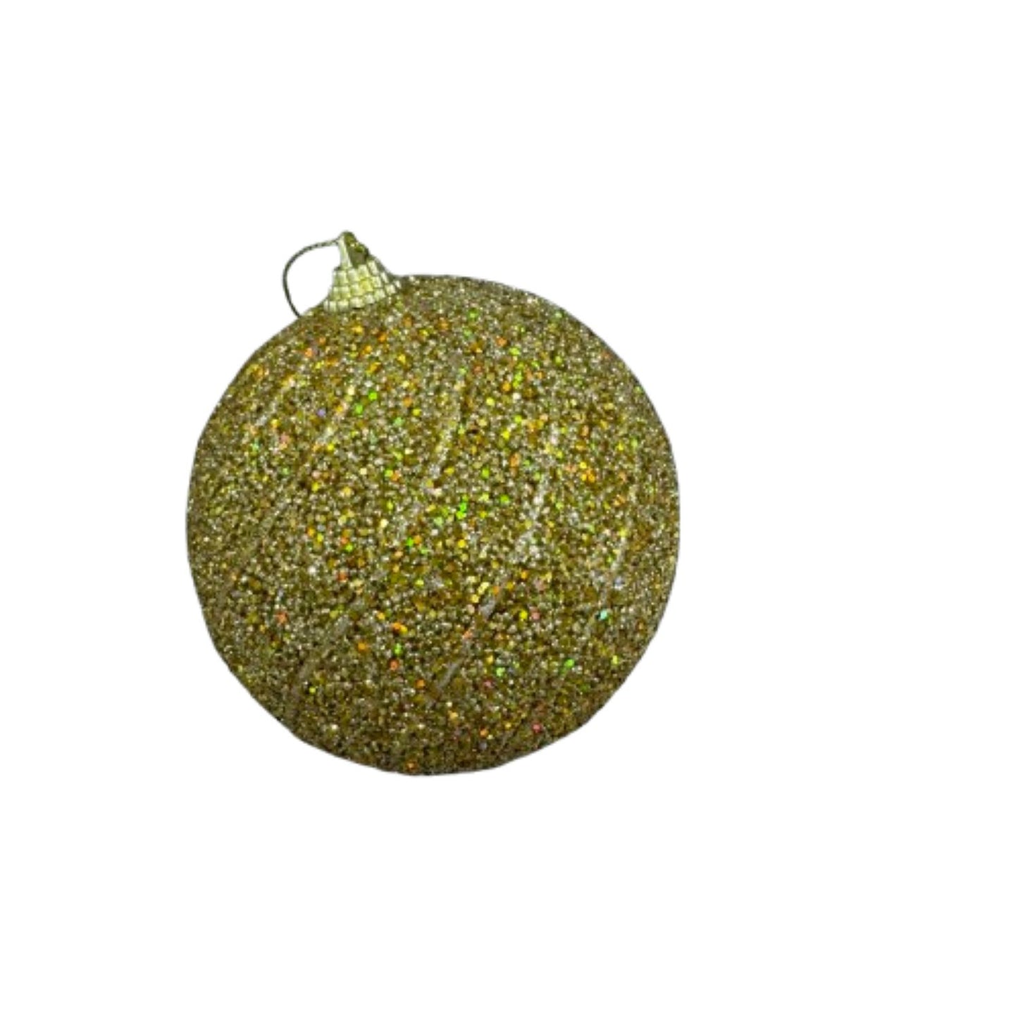 NAV. BALL SET2 10CM GOLD FULL SHINE