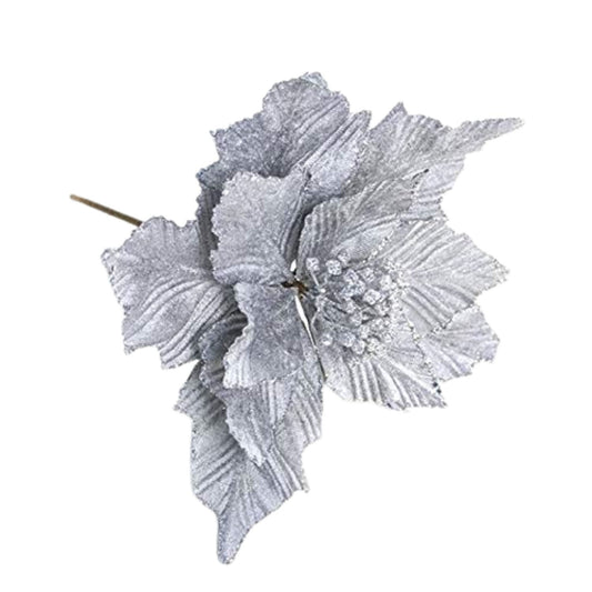 NAV. FLOR 32CM PLATA T/PASCUA