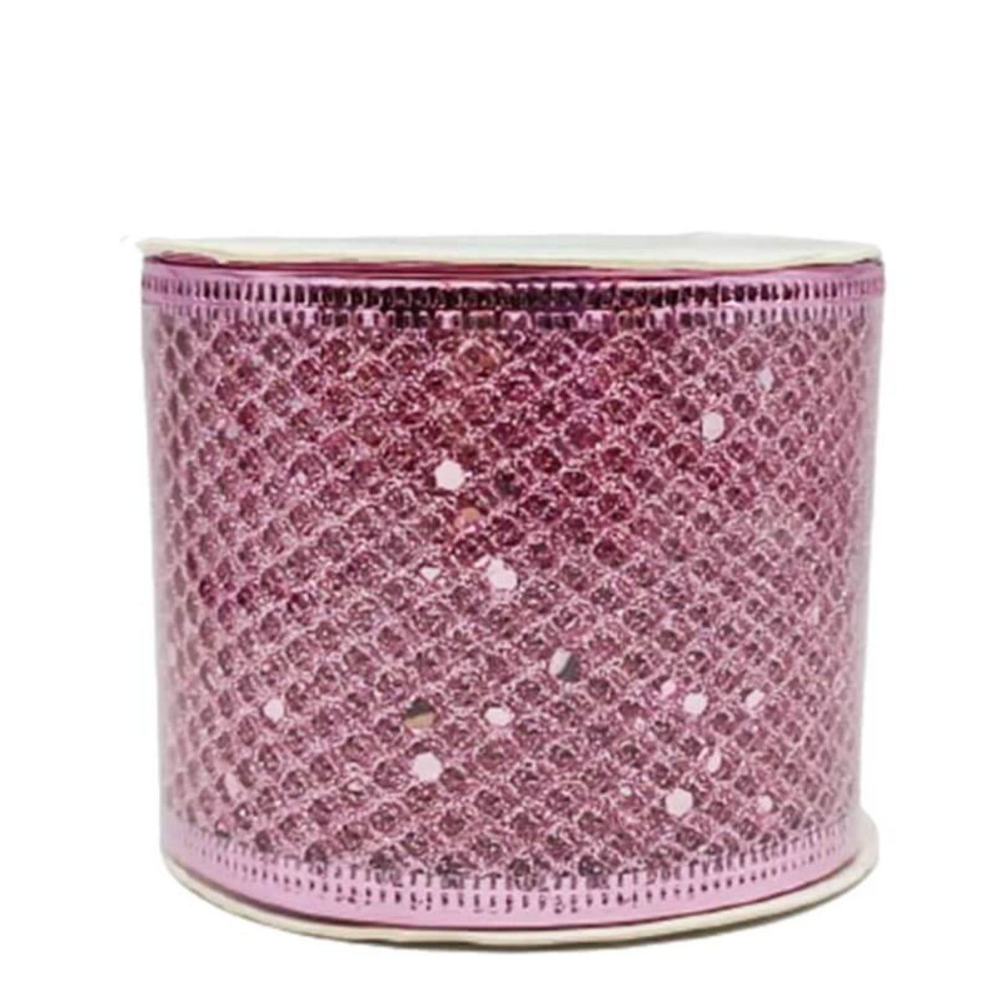 NAV. CINTA ARBOL 6CM ROSA T/ALAMBRE