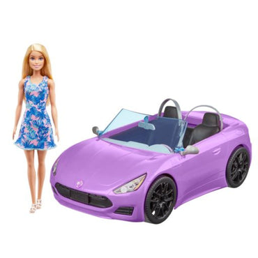 BARBIE CONVERTIBLE MORADO C/MUNECA