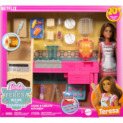 BARBIE TERESA SET COCINANDO