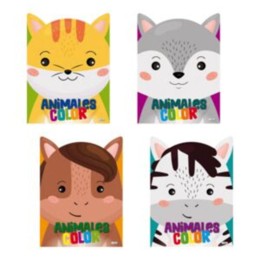 LIBRO COLOREAR ANIMALES SURTIDO