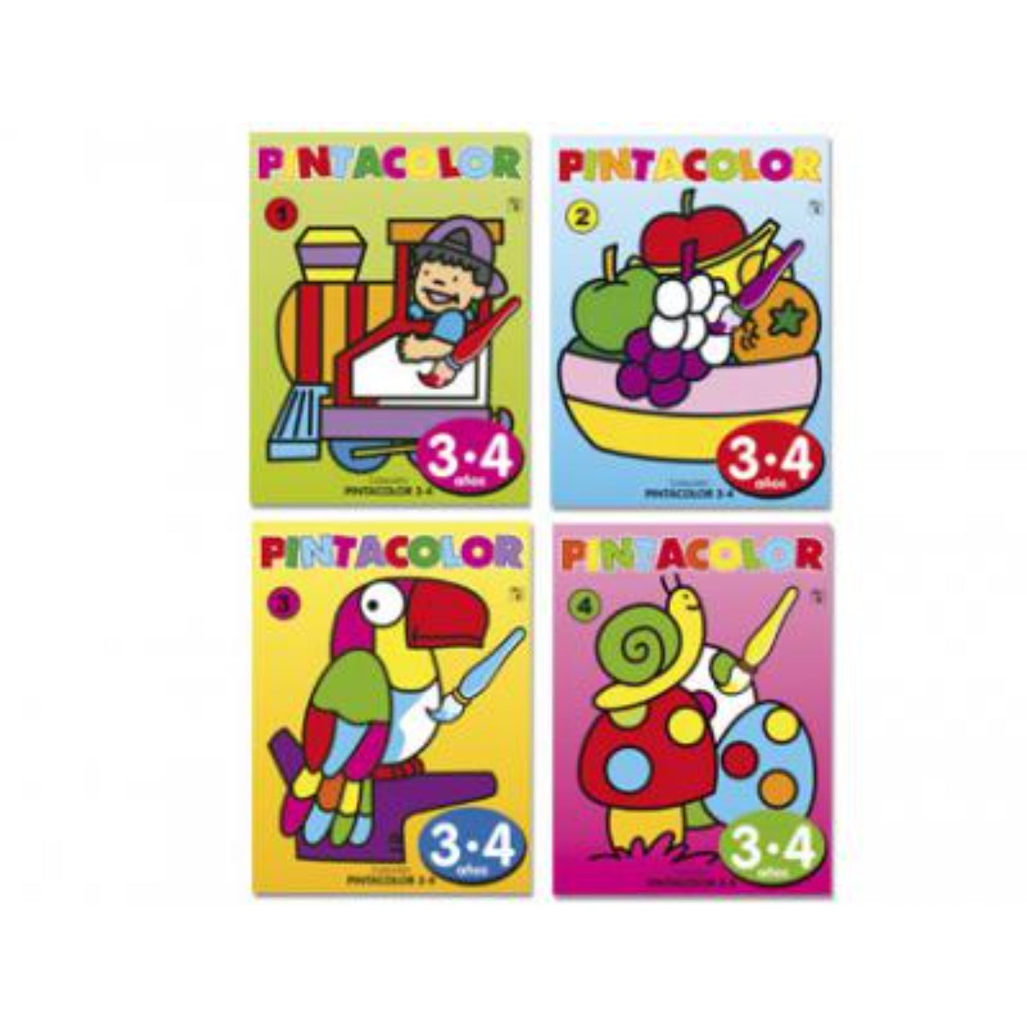 PAINT COLOR BOOK COLLECTION ASSORTED 3 AND 4