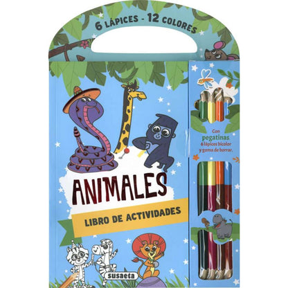LIBRO COLOREAR ANIMALES C/COLORES