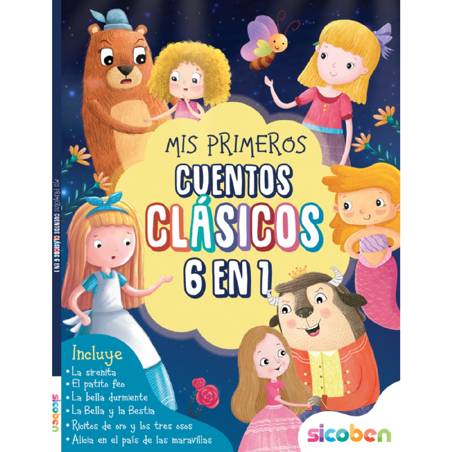 LIBRO LECTURA CUENTOS CLASICOS 6 EN 1