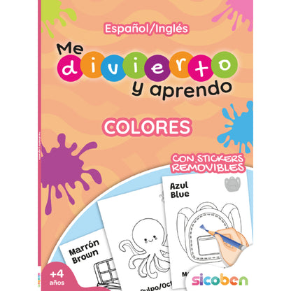 LIBRO ACTIV. DIVI. APREN. C/STICKERS SUR