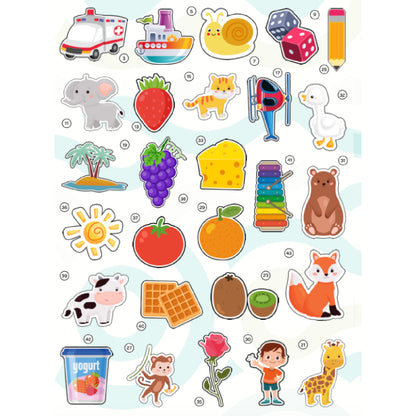 LIBRO ACTIV. DIVI. APREN. C/STICKERS SUR