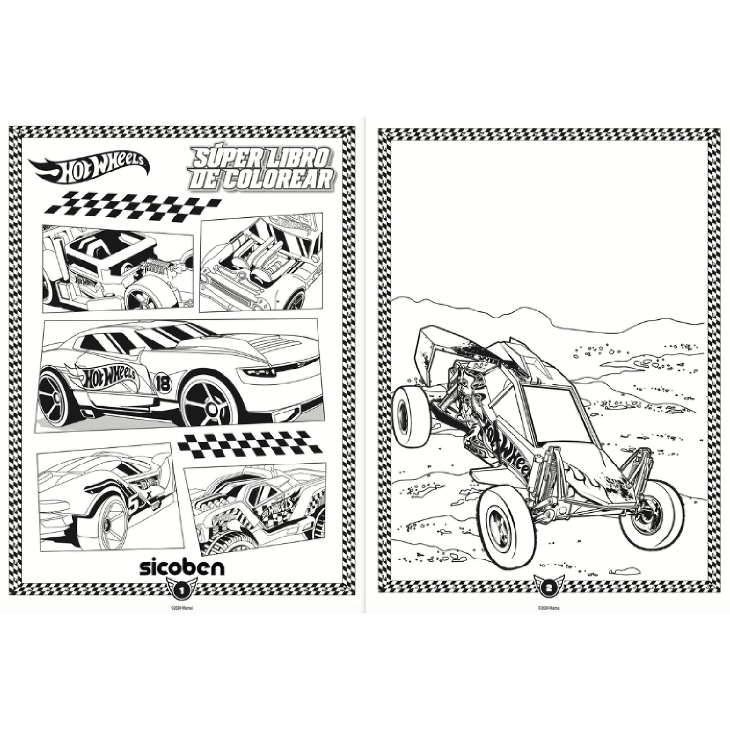 LIBRO SUPER LIBRO DE COLOREAR MATTEL SUR