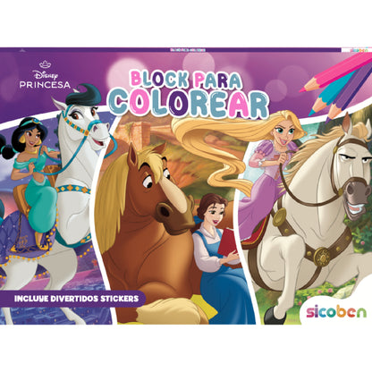 LIBRO COLOR T/BLOCK C/STICK. DIS. SURT.