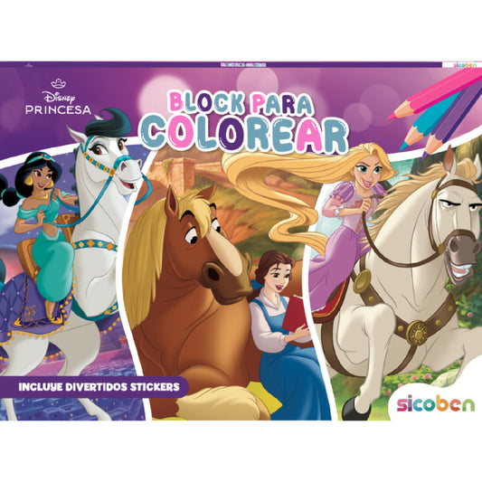 LIBRO COLOR T/BLOCK C/STICK. DIS. SURT.