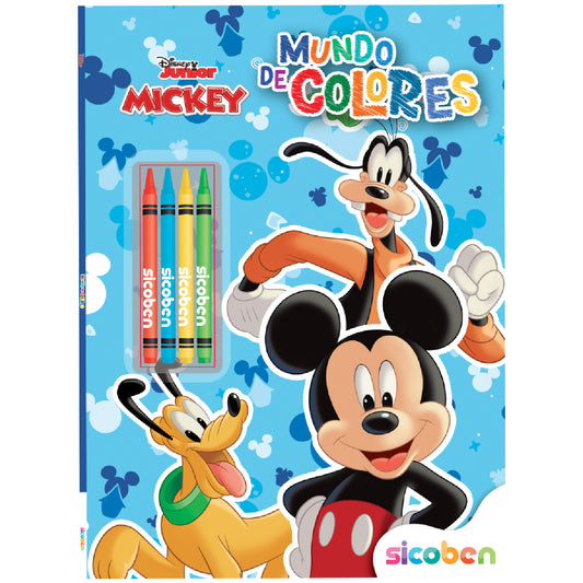 LIBRO COLOREAR C/COLORES DISNEY SURT.