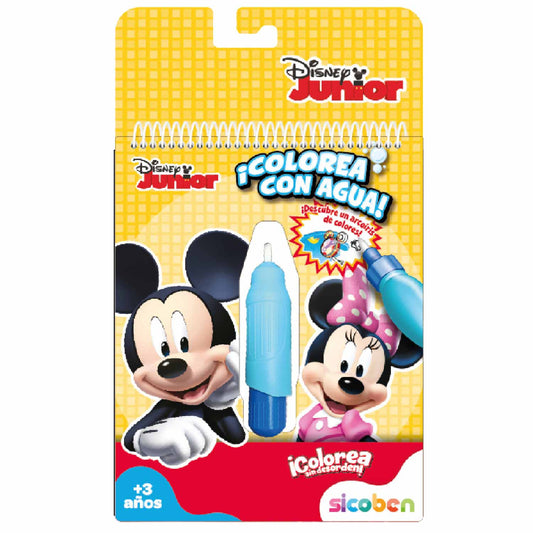LIBRO COLOREAR CON AGUA DISNEY SURT.