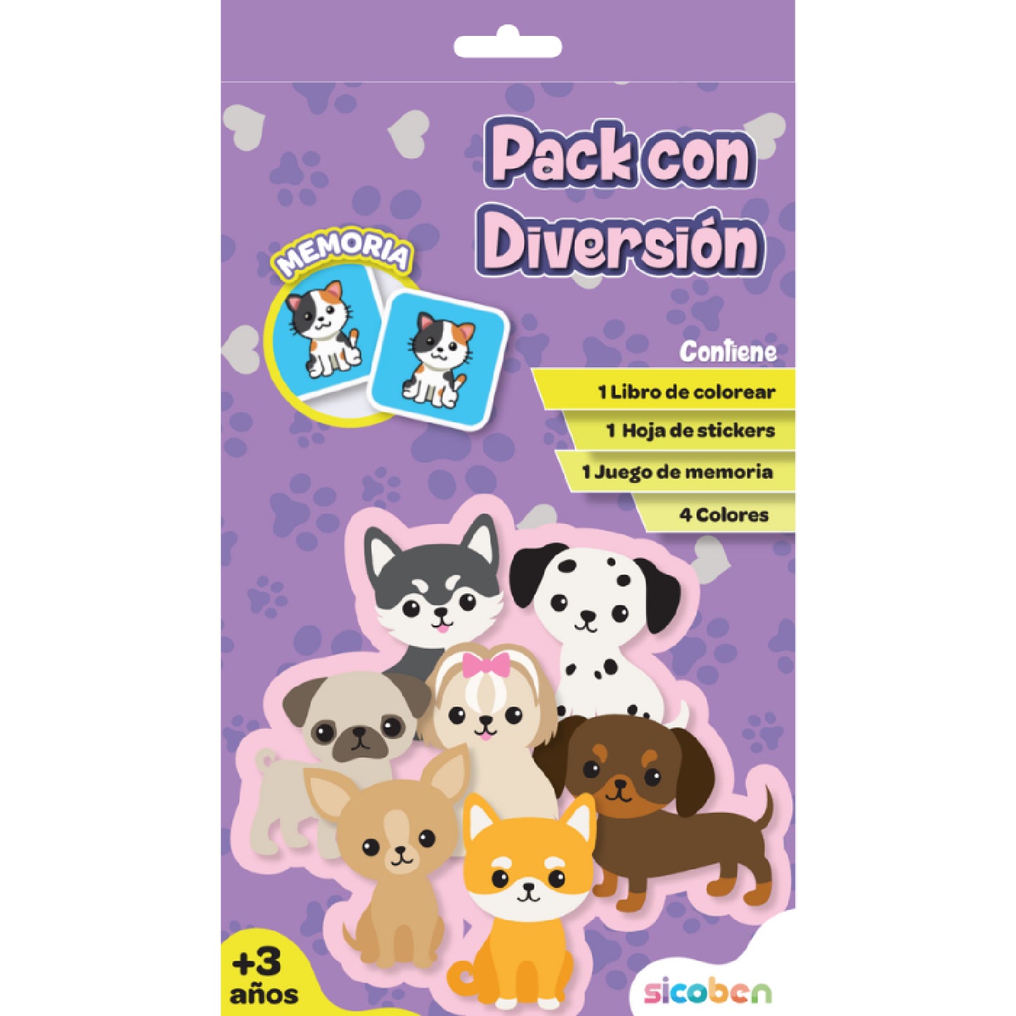 SICOBEN BOOK PACK WITH ASSORTED GAME