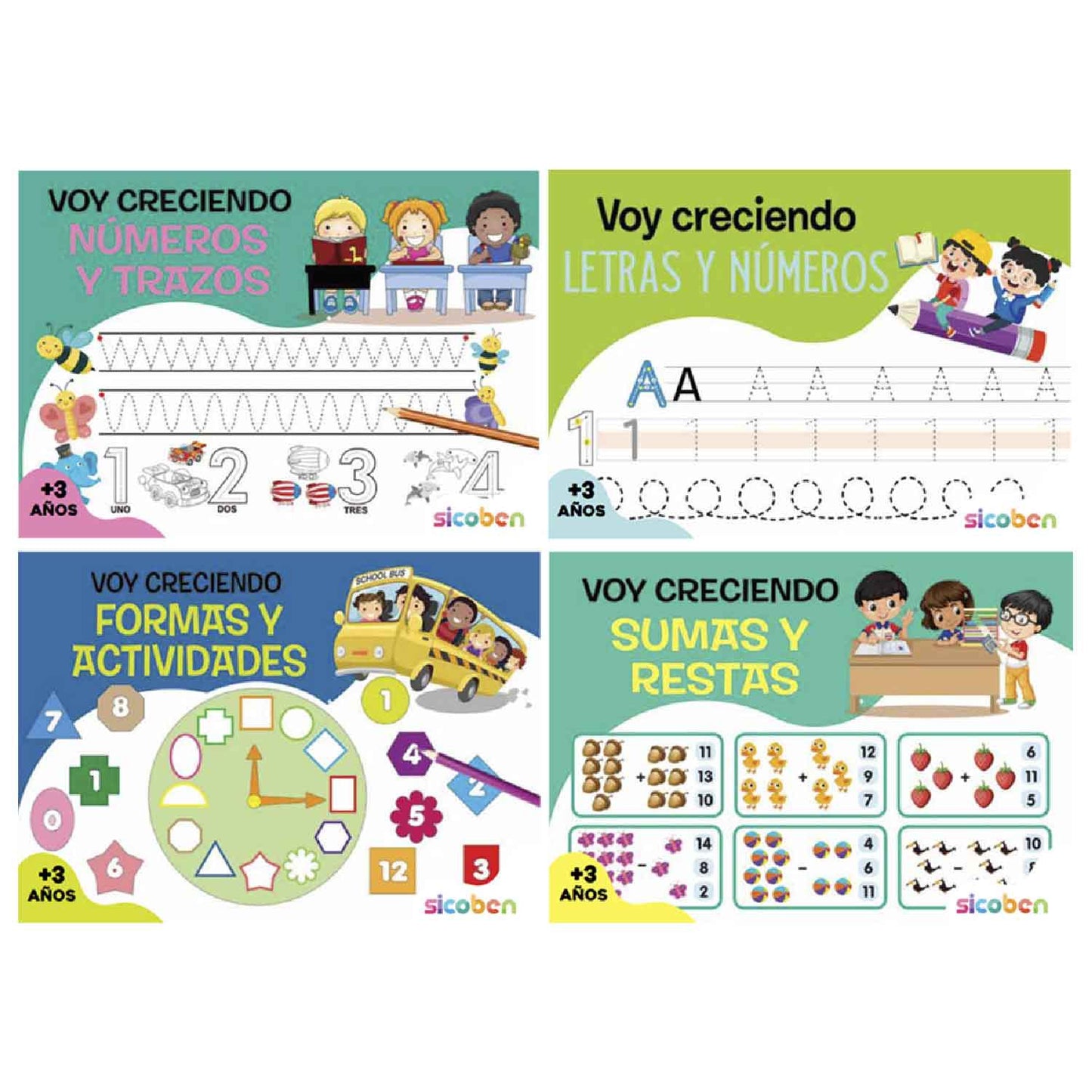 LIBRO APRENDO ACTIV. VOY CRECIENDO SURT.