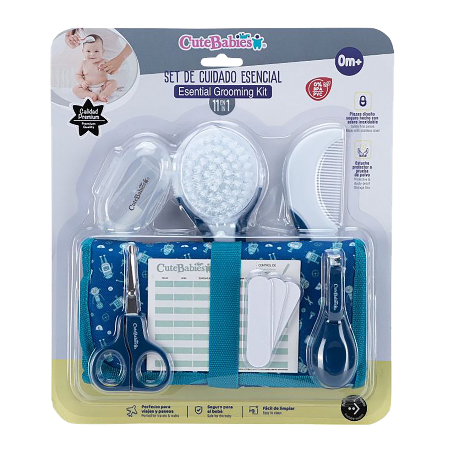 SET 11 PZAS CUIDADO ESENCIAL AZUL