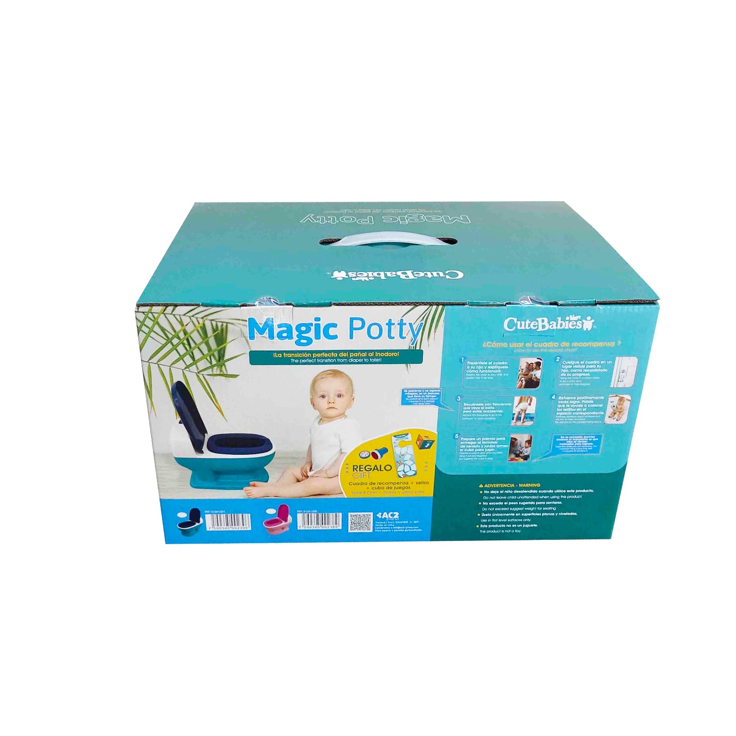 SILLA D/ENTRENA. MAGIC POTTY AZUL