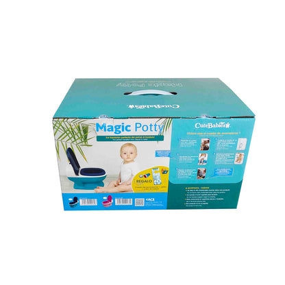 SILLA D/ENTRENA. MAGIC POTTY AZUL