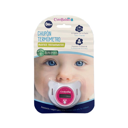 CHUPON TERMOMETRO P/BEBE SURT.