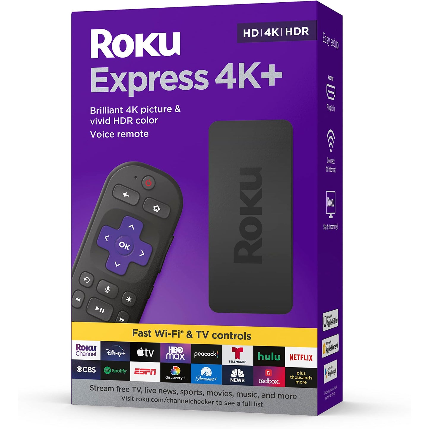 ROKU EXPRESS 4K STREAMING + CONTROL