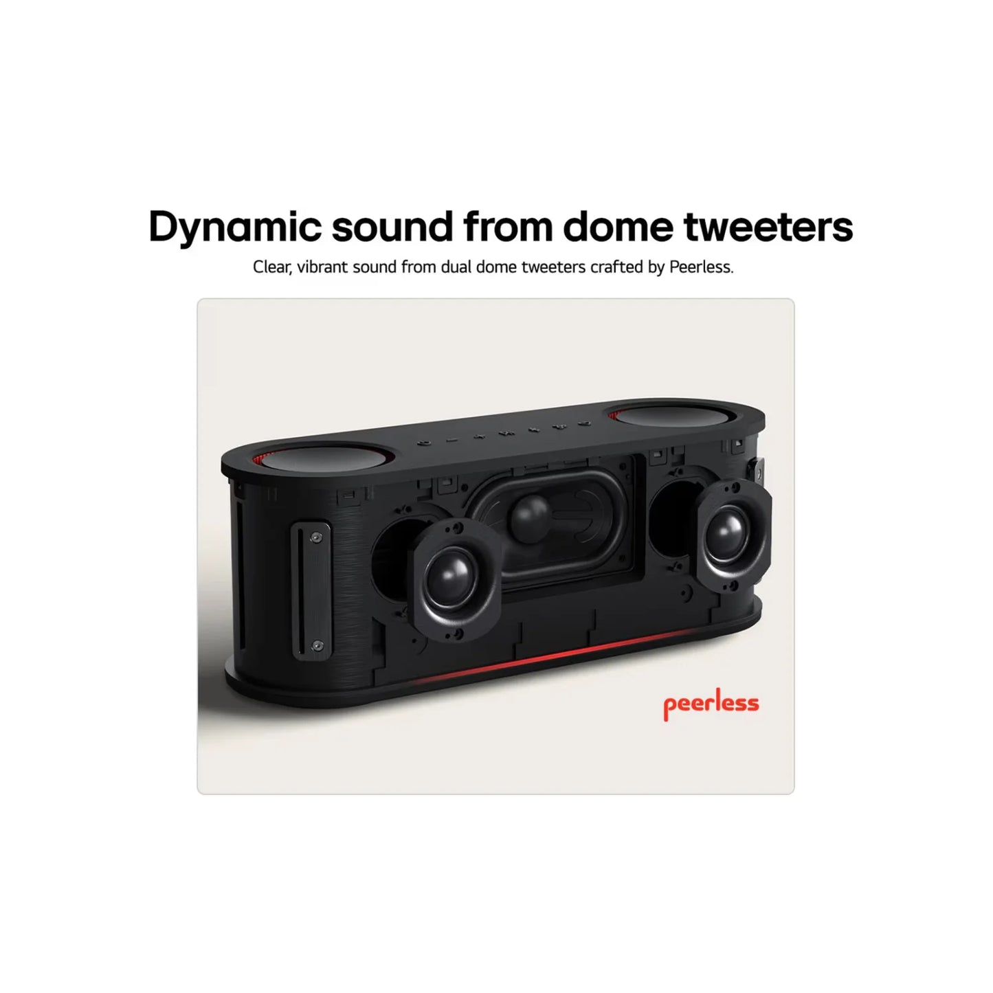 LG xboom Bounce  Sonido IA y Resistencia Militar 30H de Música