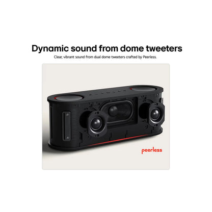 LG xboom Bounce  Sonido IA y Resistencia Militar 30H de Música