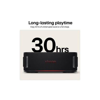 LG xboom Bounce  Sonido IA y Resistencia Militar 30H de Música