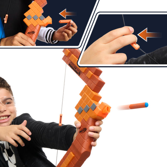NERF BLASTER MINECRAFT BOW