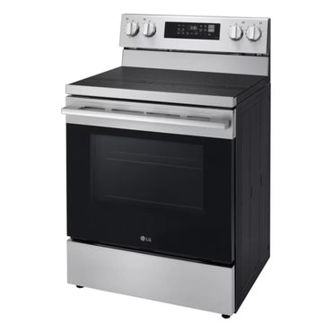 LG 30-inch electric stove with modern design