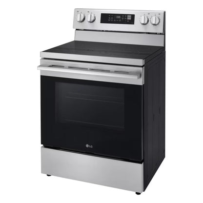 LG 30-inch electric stove with modern design