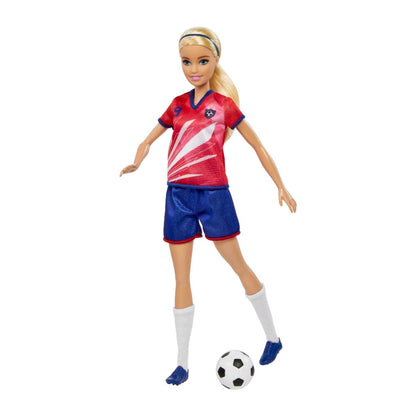 BARBIE FUTBOLISTA PLAYERA ROSA