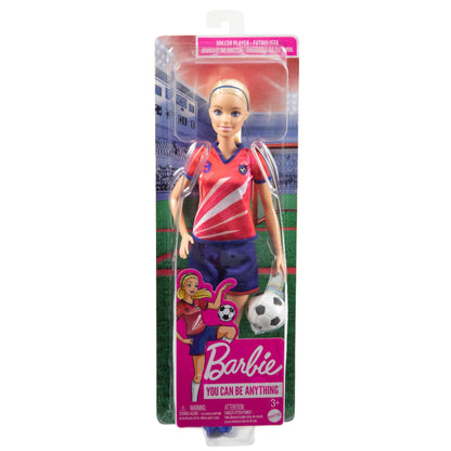 BARBIE FUTBOLISTA PLAYERA ROSA