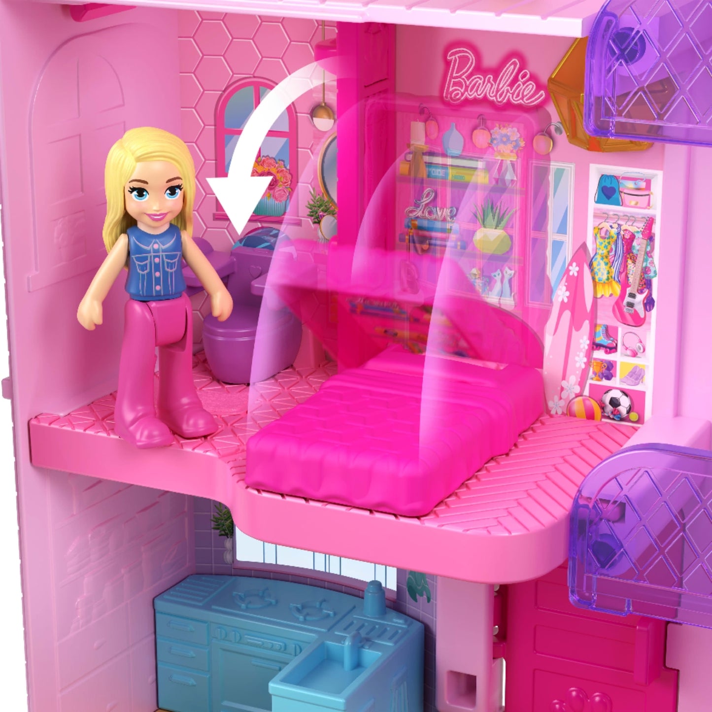 POLLY POCKET COMPACTO BARBIE