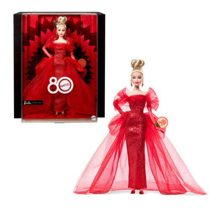 BARBIE MATTEL 80TH ANIVERSARIO CABELLO R