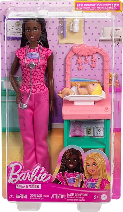 BARBIE CAREER SET WITH DOLL AND NINA