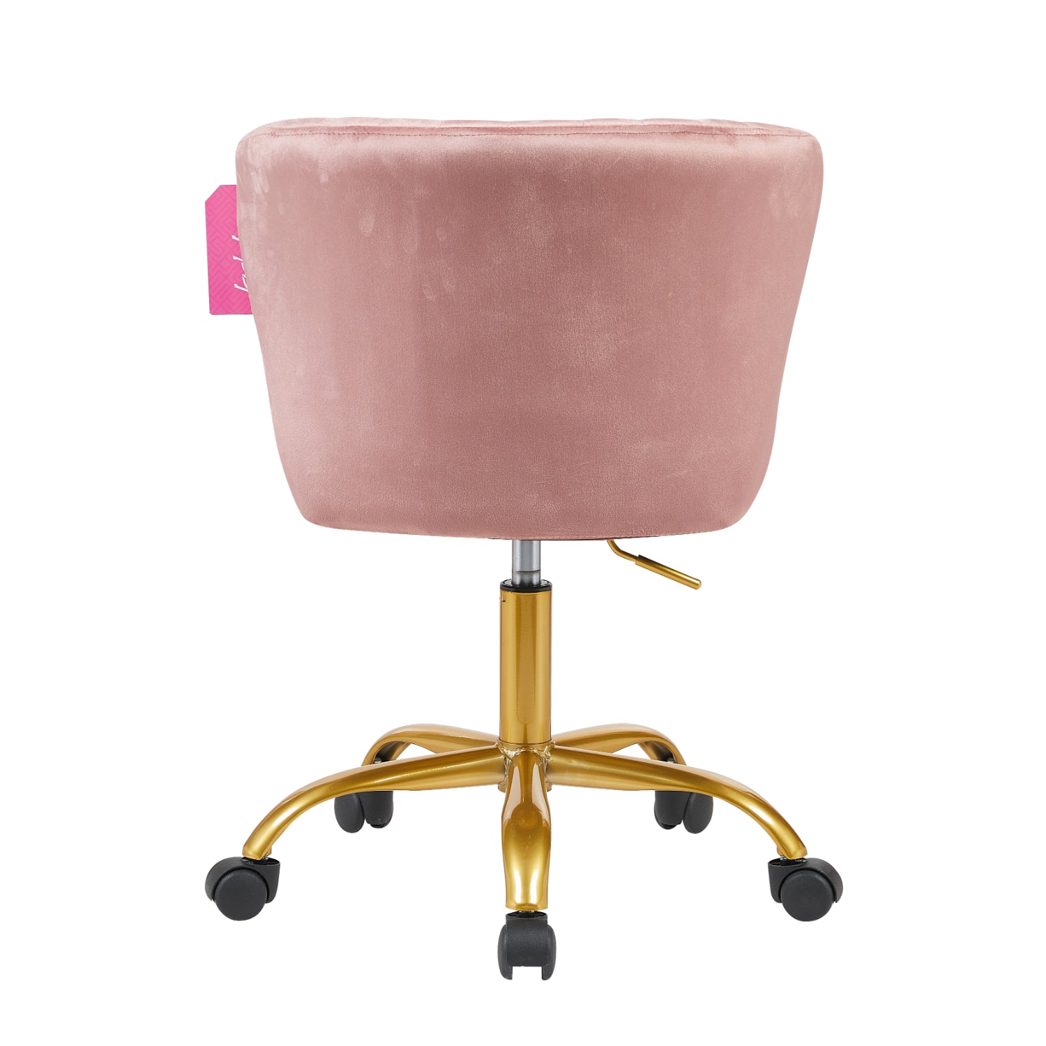 Silla de Oficina Ergonómica sin Brazos Color Rosa 25TWO-04