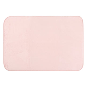 Set de Baño Modernhouse: Cortina 100% PEVA + Alfombra Rosa – 2 Pzs
