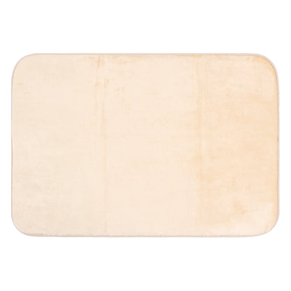 Set de Baño Modernhouse: Cortina 100% PEVA + Alfombra Beige – 2 Pzs