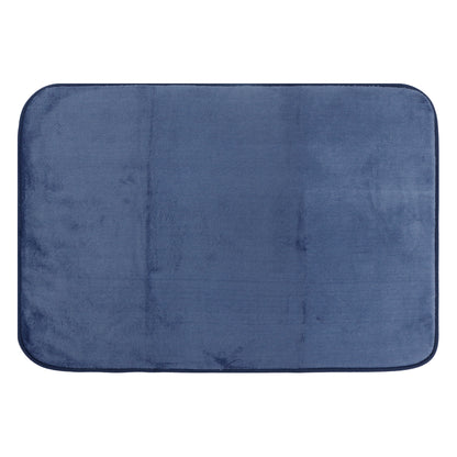 Set de Baño Modernhouse: Cortina 100% PEVA + Alfombra Azul – 2 Pzs
